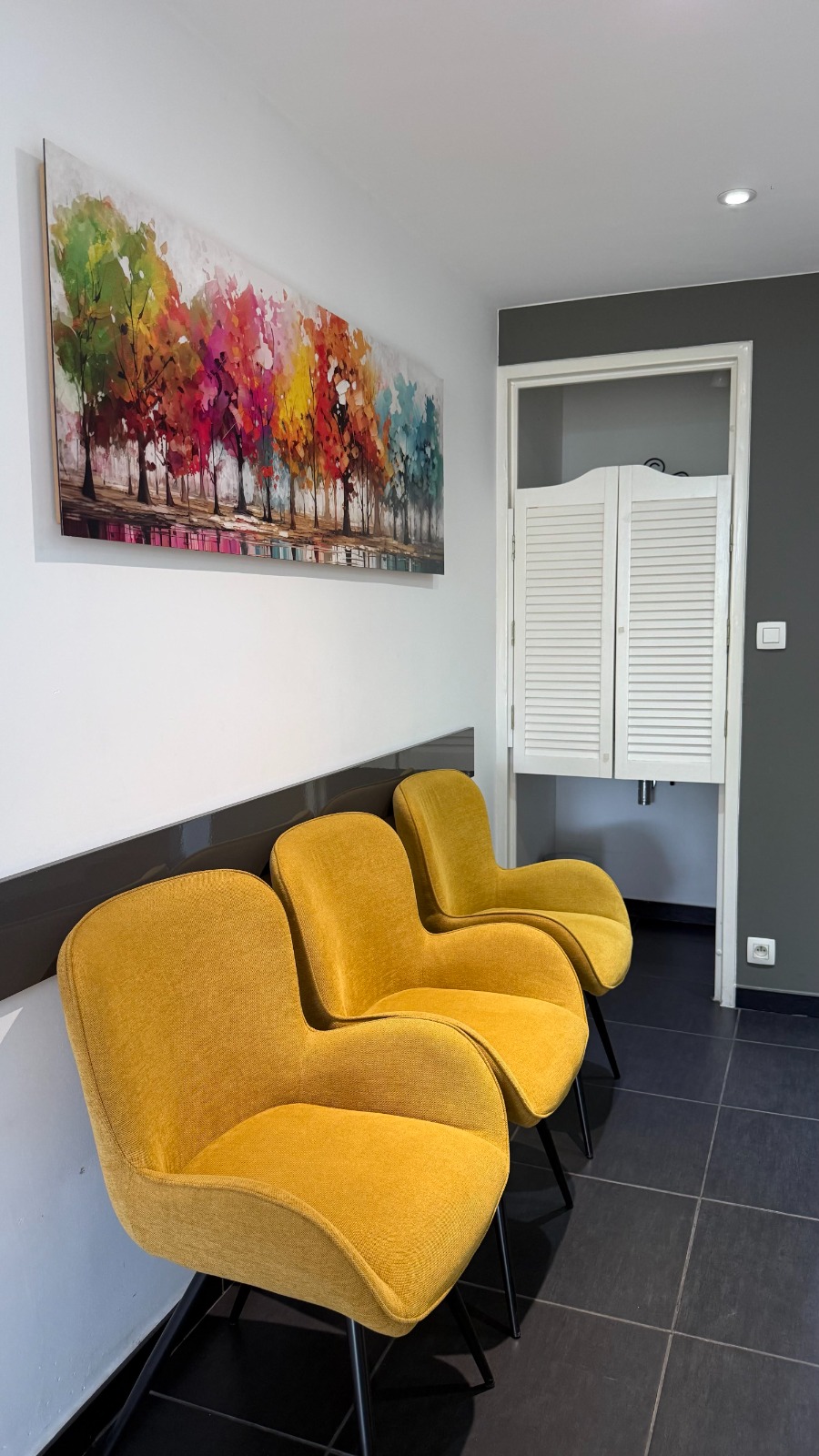 Salle d'attente de Dentisani Clinic